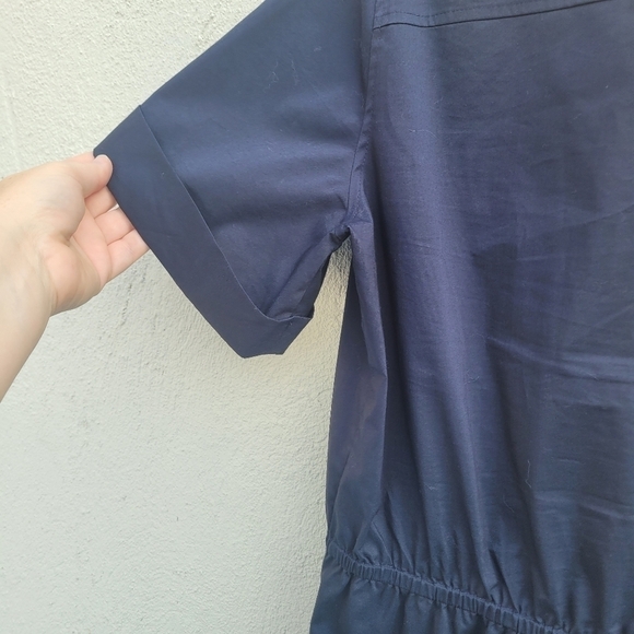 Brooks Brothers navy blue utility dress size 14P - Picture 8 of 8